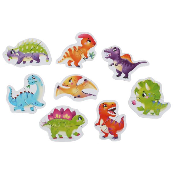 Puzzles 8 in 1 "Happy dinosaurs" - Image 3