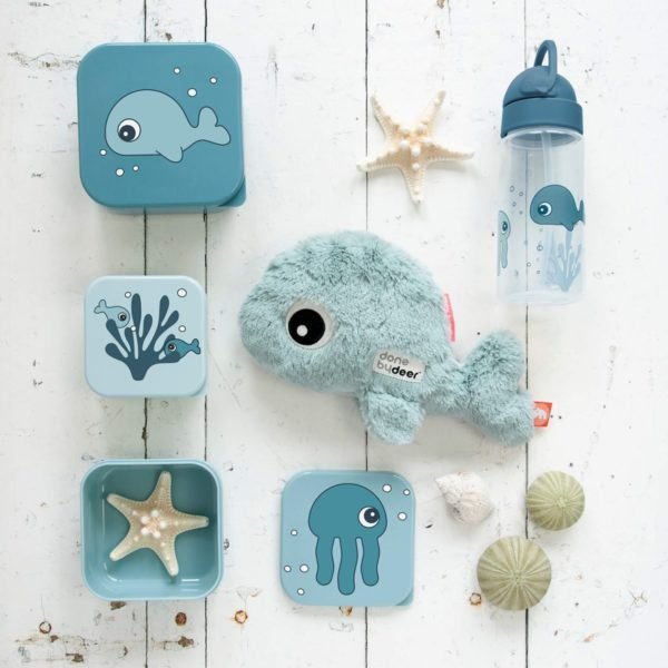 Snack box set 3 pcs Sea friends Blue - Image 2