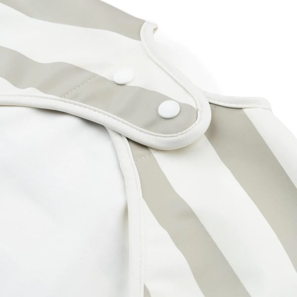 Sleeved pocket bib - stripes - sand - Image 4