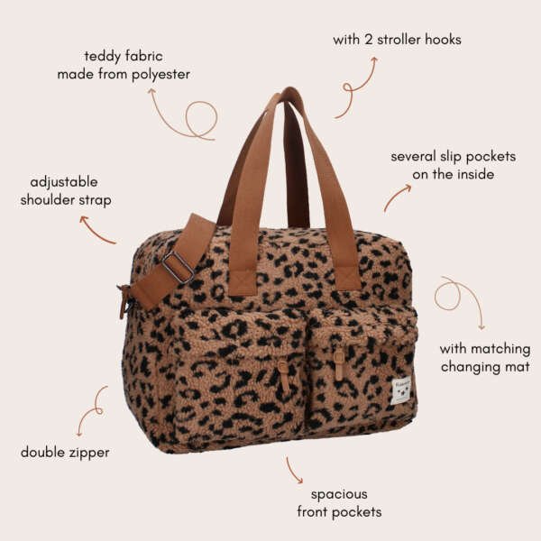 Diaper bag Kidzroom Teddy, Brown - Image 12