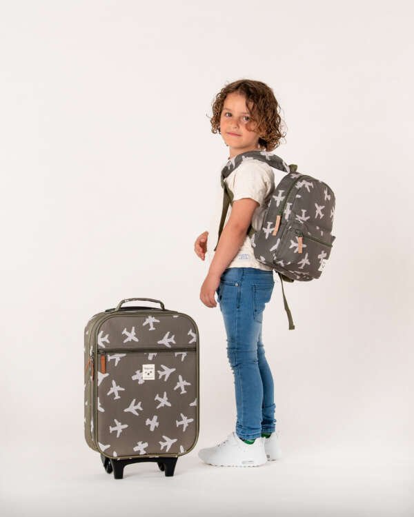 Backpack Kidzroom Army green, Planes - Image 11