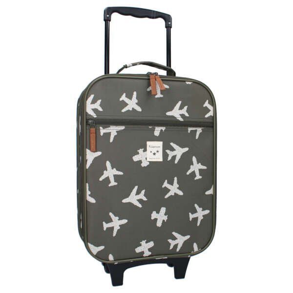 Trolley suitcase Kidzroom Army green, Planes - Image 7