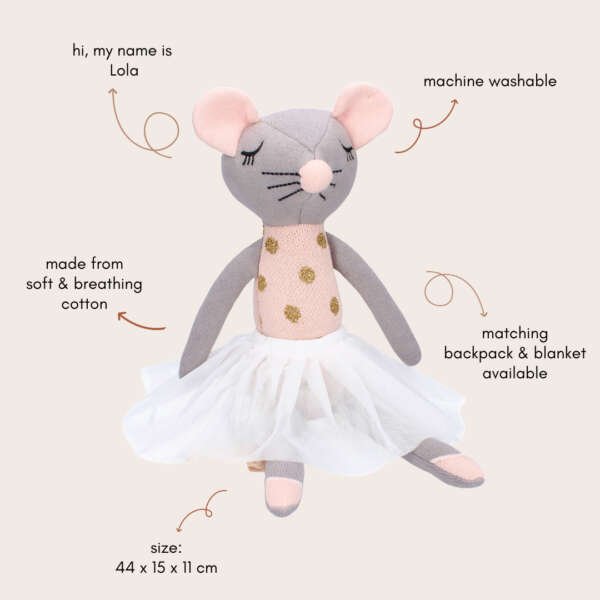 soft toy lola the mouse