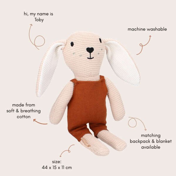 Kidzroom Soft toy Toby the Rabbit - Image 7