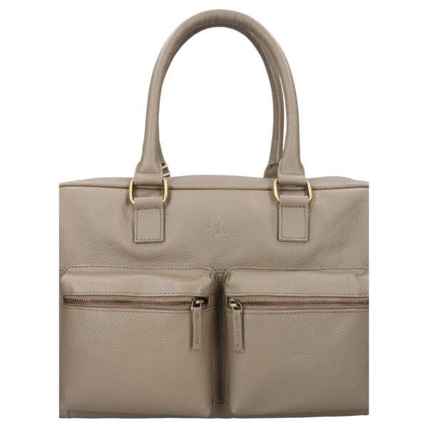 Leather Diaper bag Kidzroom Care Vienna Taupe - Image 6