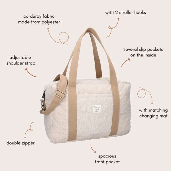 Diaper bag Kidzroom Care Milan Beige - Image 11