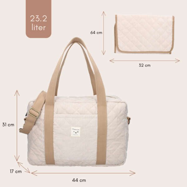 Diaper bag Kidzroom Care Milan Beige - Image 12