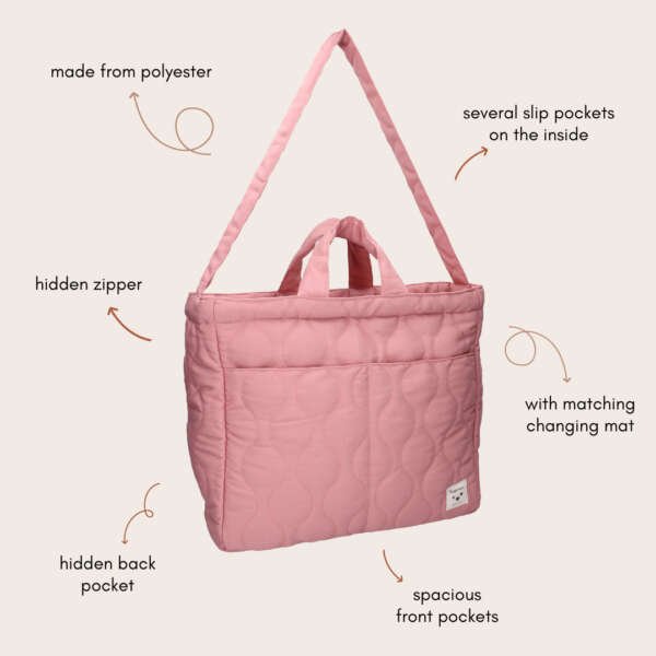 Diaper bag Kidzroom Care Sofia Loveable Pink - Image 9