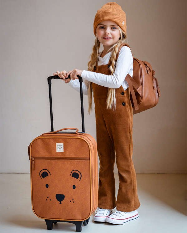 Trolley suitcase Brown Bear - Image 2