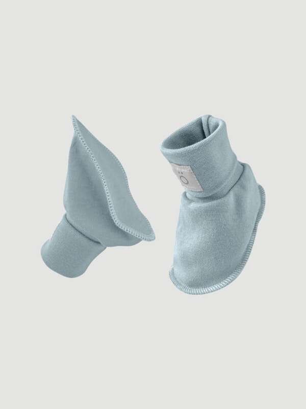 Baby Booties, Baby blue - Image 2