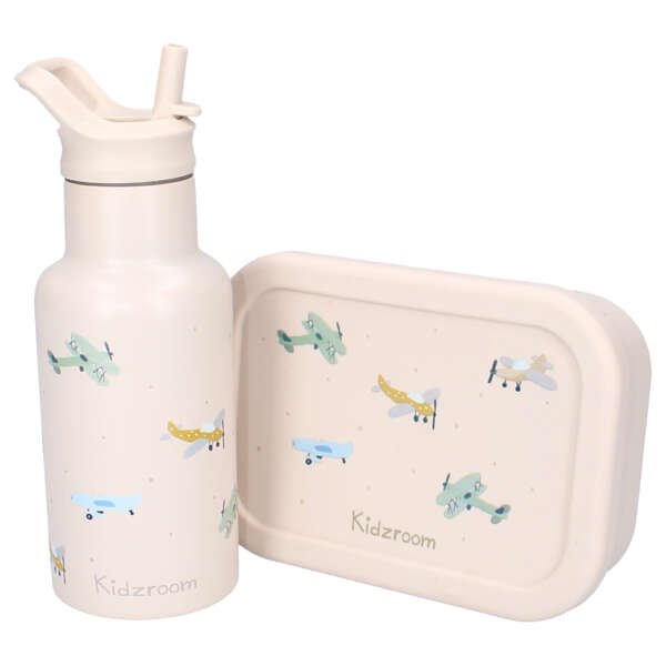 beige water bottle