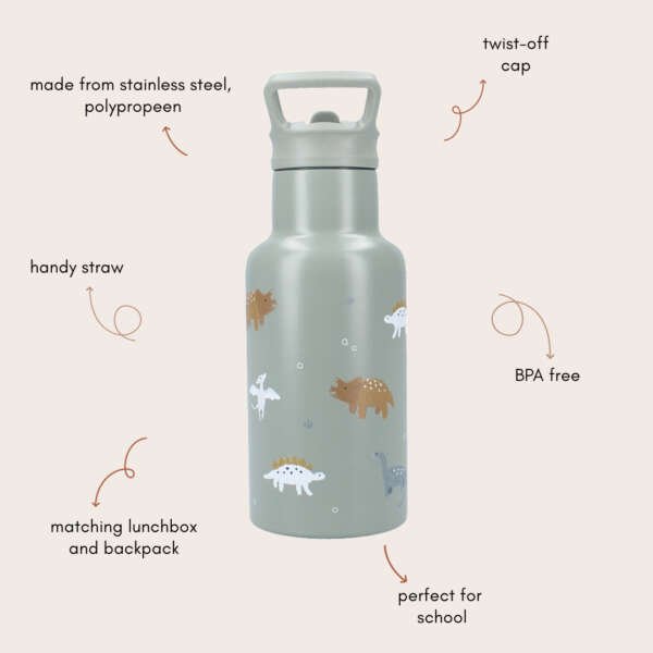 Metal Bottle 350ml Kidzroom Small talk - Image 4