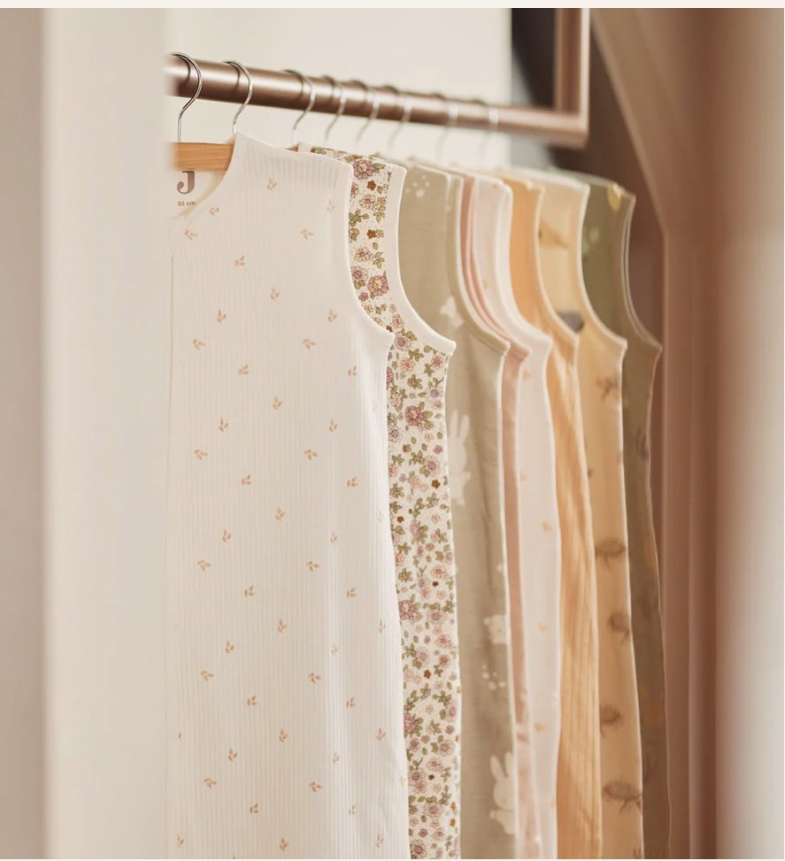 Baby Sleeping Bag - Jersey - Retro Flowers - Image 3