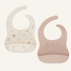 Bib Silicone - Lovely Birds - 2 Pack