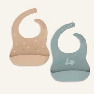 Bib Silicone - On The Go - 2 Pack