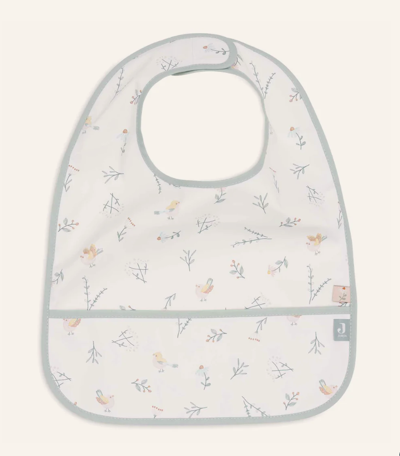 Jollein Bib Waterproof Lovely Birds (2pack) - Image 2