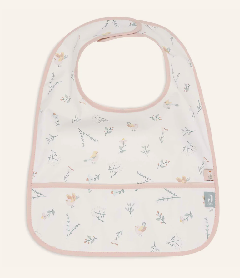 Jollein Bib Waterproof Lovely Birds (2pack) - Image 3